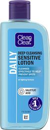 Clean & Clear Deep Cleansing Lotion Sensitive Skin 200ml