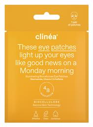 Clinea These Eye Patches Light Up Your Eyes Like Good News On A Monday Morning Μάσκα Ματιών για Λάμψη / Ενυδάτωση 2τμχ