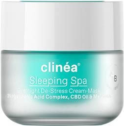 Clinea Sleeping Spa Κρέμα-Μάσκα Προσώπου Νυκτός De-Stress με Υαλουρονικό Οξύ 50ml από το Pharm24