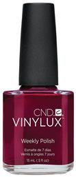 CND Vinylux Gloss Βερνίκι Νυχιών Μακράς Διαρκείας Κόκκινο Crimson Sash 15ml