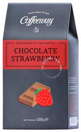 Coffeeway Καφές Φίλτρου Arabica με Άρωμα Chocolate & Strawberry Σοκολάτα & Φράουλα 200gr Κωδικός: 16121162 από το ΑΒ Βασιλόπουλος