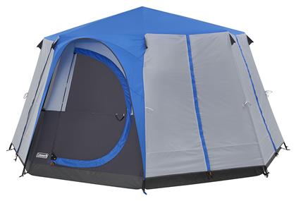 Coleman Octagon 8 Αντίσκηνο Camping Μπλε με Διπλό Πανί 3 Εποχών για 8 Άτομα 396x396x225εκ. από το Lightgear