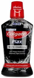 Colgate Plax White & Charcoal Στοματικό Διάλυμα κατά της Πλάκας για Λεύκανση 500ml