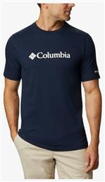 Columbia Basic T-shirt Navy Μπλε