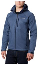 Columbia Cascade Ridge II Ανδρικό Χειμωνιάτικο Μπουφάν Softshell Αδιάβροχο Navy Μπλε από το Mustshoes