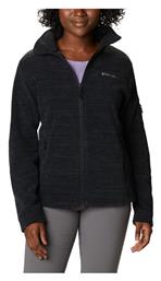 Columbia Fast Trek Fleece Γυναικεία Ζακέτα με Φερμουάρ σε Μαύρο Χρώμα