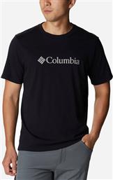 Columbia Lodge Novelty Ανδρικό T-shirt Μαύρο με Λογότυπο