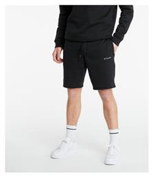 Columbia Logo Fleece Αθλητική Ανδρική Βερμούδα Μαύρη από το Modivo