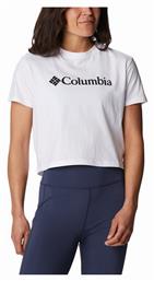 Columbia North Cascades Κοντομάνικο Crop Top Λευκό από το Modivo