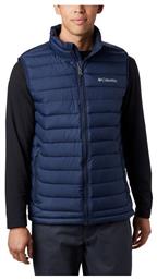 Columbia Powder Lite Αμάνικο Ανδρικό Μπουφάν Puffer Navy Μπλε από το Mustshoes