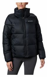 Columbia Puffect Κοντό Γυναικείο Puffer Μπουφάν για Χειμώνα Μαύρο