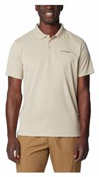 Columbia Utilizer Ανδρικό T-shirt Κοντομάνικο Polo Ecru