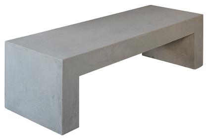 Concrete Παγκάκι Εξωτερικού Χώρου Τσιμεντένιο 150x40x40cm