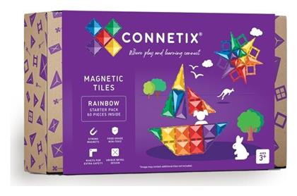 Connetix Μαγνητικό Παιχνίδι Κατασκευών Rainbow για Παιδιά 3+ Ετών