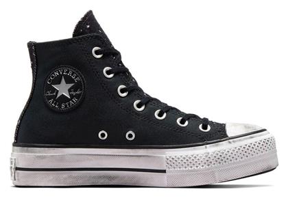 Converse Chuck Taylor All Star Lift Platform Γυναικεία Sneakers Black / Silver από το Z-mall