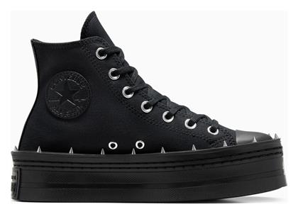 Converse Chuck Taylor All Star Modern Lift Γυναικεία Flatforms Μποτάκια Μαύρα από το Tsakiris Mallas