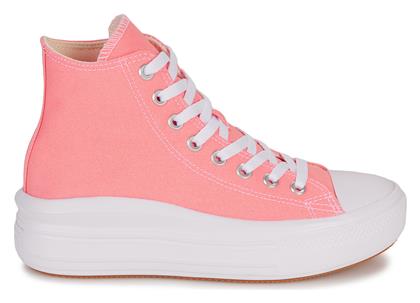 Converse Chuck Taylor All Star Move Γυναικεία Sneakers Ροζ