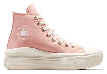 Converse Chuck Taylor All Star Move Γυναικεία Sneakers Soft Peach / White / Egret