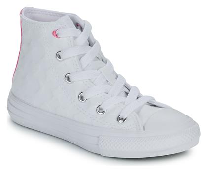 Converse Chuck Taylor All Star Παιδικά Sneakers High Λευκά από το Spartoo