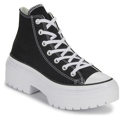 Converse Lugged Heel Platform Γυναικεία Μποτάκια Μαύρα από το Spartoo