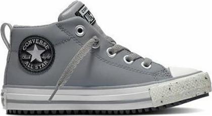 Converse Παιδικά Sneakers High Chuck Taylor All Star Street Γκρι