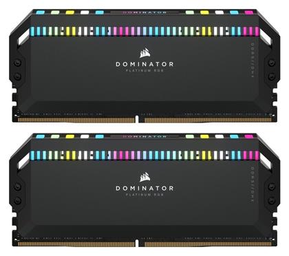 Corsair Dominator Platinum RGB 32GB DDR5 RAM με 2 Modules (2x16GB) και Ταχύτητα 7200 για Desktop από το e-shop