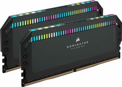 Corsair Dominator Platinum RGB 64GB DDR5 RAM με 2 Modules (2x32GB) και Ταχύτητα 6600 για Desktop από το e-shop