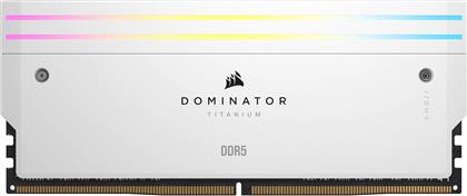 Corsair Dominator Titanium 64GB DDR5 RAM με 2 Modules (2x32GB) και Ταχύτητα 6600 για Desktop
