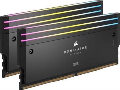 Corsair Dominator Titanium RGB 48GB DDR5 RAM με 2 Modules (2x24GB) και Ταχύτητα 7200 για Desktop από το e-shop