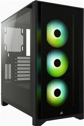 Corsair iCUE 4000X RGB Gaming Midi Tower Κουτί Υπολογιστή με Πλαϊνό Παράθυρο Μαύρο από το e-shop