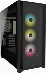 Corsair iCUE 5000X RGB Gaming Midi Tower Κουτί Υπολογιστή Μαύρο από το e-shop
