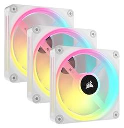 Corsair iCUE LINK QX120 RGB Case Fan 3τμχ Λευκό