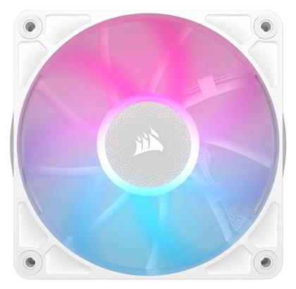 Corsair iCue Link RX120 Case Fan με RGB Φωτισμό και Σύνδεση 4-Pin PWM Λευκό