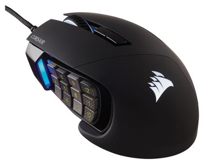 Corsair Scimitar RGB Elite Gaming Ποντίκι 18000 DPI Μαύρο