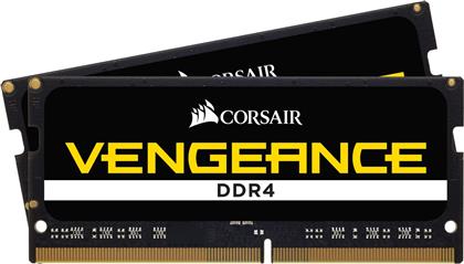 Corsair Vengeance 16GB DDR4 RAM με 2 Modules (2x8GB) και Ταχύτητα 3200 για Laptop