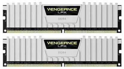 Corsair Vengeance LPX White 32GB DDR4 με 2 Modules (2x16GB)