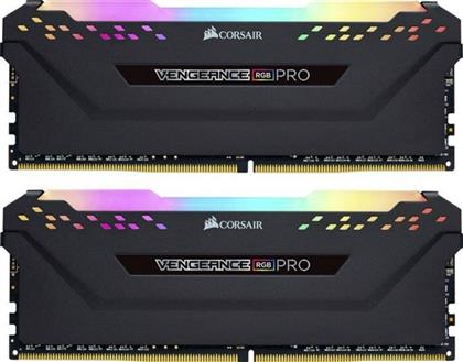 Corsair Vengeance RGB Pro 16GB DDR4 RAM με 2 Modules (2x8GB) και Συχνότητα 3600MHz για Desktop