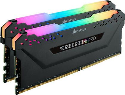 Corsair Vengeance RGB Pro 32GB DDR4 RAM με 2 Modules (2x16GB) και Ταχύτητα 3200 για Desktop