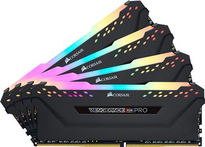 Corsair Vengeance RGB Pro 64GB DDR4 RAM με 4 Modules (4x16GB) και Ταχύτητα 3200 για Desktop