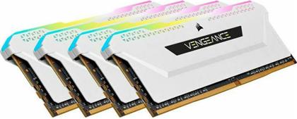 Corsair Vengeance RGB Pro SL 64GB DDR4 RAM με 4 Modules (4x16GB) και Ταχύτητα 3600 για Desktop