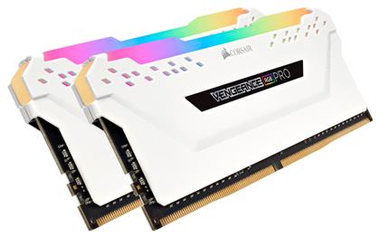 Corsair Vengeance RGB Pro White 32GB DDR4 με 2 Modules (2x16GB) από το e-shop