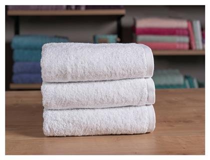 Cozy Cotton Ξενοδοχειακή Πετσέτα Προσώπου 100x50 εκ. Λευκή Βάρους 550gsm