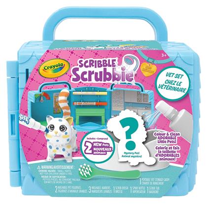 Crayola Ζωγραφική Washimals Pets Vet Playset για Παιδιά 4+ Ετών Κτηνιατρική Κλινική