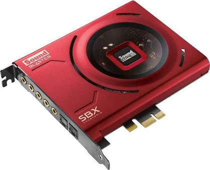 Creative Blaster Z SE ​Εσωτερική PCI Express Κάρτα Ήχου 5.1 σε Κόκκινο χρώμα από το e-shop