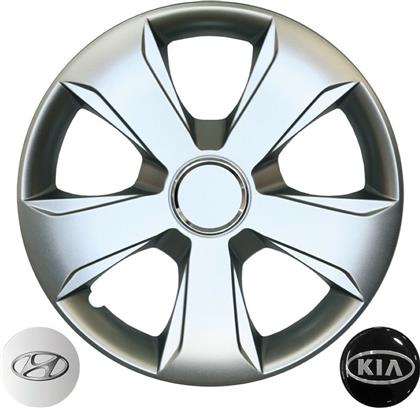 Croatia Cover Σετ Τάσια Αυτοκινήτου Hyundai i30/Kia Ceed 4τμχ 15'' Ασημί από το Shop365