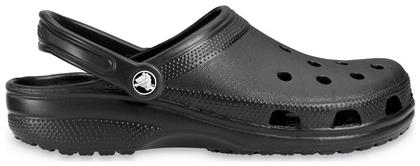 Crocs Ανατομικά Σαμπό Μαύρα