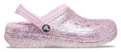 Crocs Παιδικές Παντόφλες Classic Glitter Lined Clog