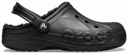 Crocs Baya Lined Ανατομικά Σαμπό Μαύρα