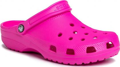 Crocs Classic Γυναικεία Παπούτσια Θαλάσσης Electric Pink από το Troumpoukis