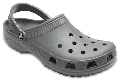 Crocs Classic Ανατομικά Σαμπό με Γούνα Γκρι από το Spartoo